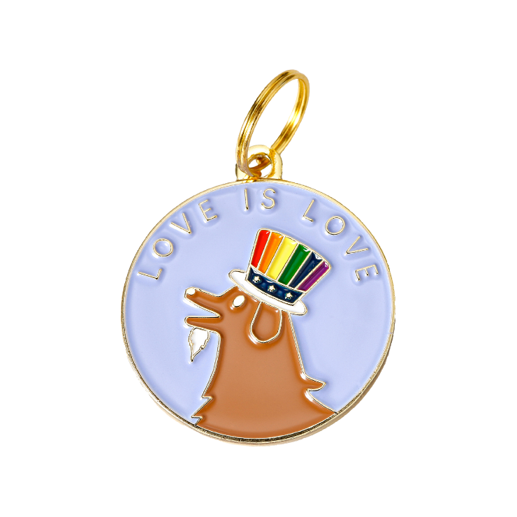 Love is Love Pet ID Tag