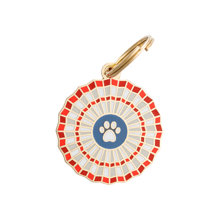 Americana Pet ID Tag