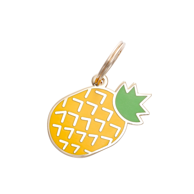 Pineapple Pet ID Tag