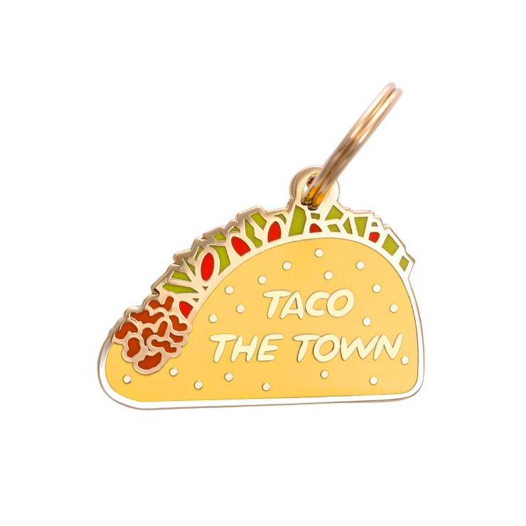 Taco the Town Pet ID Tag