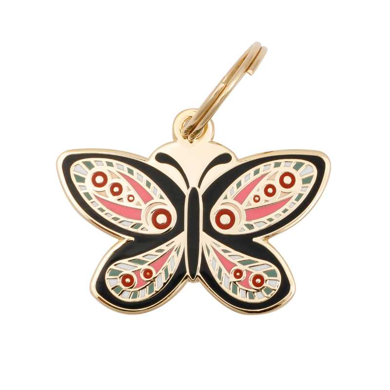 Butterfly Pet ID Tag