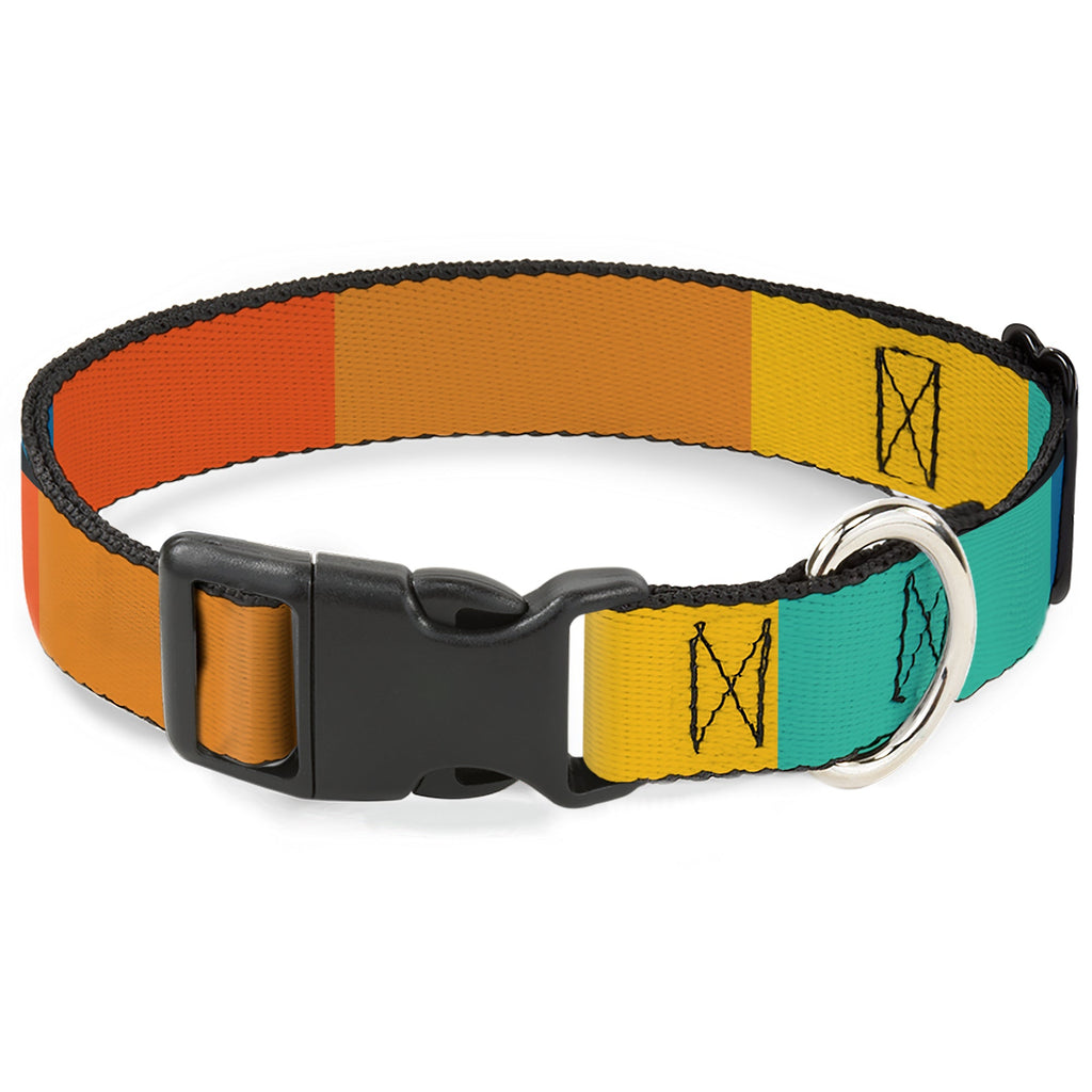 Plastic Clip Collar - Summer Essentials Color Block 2