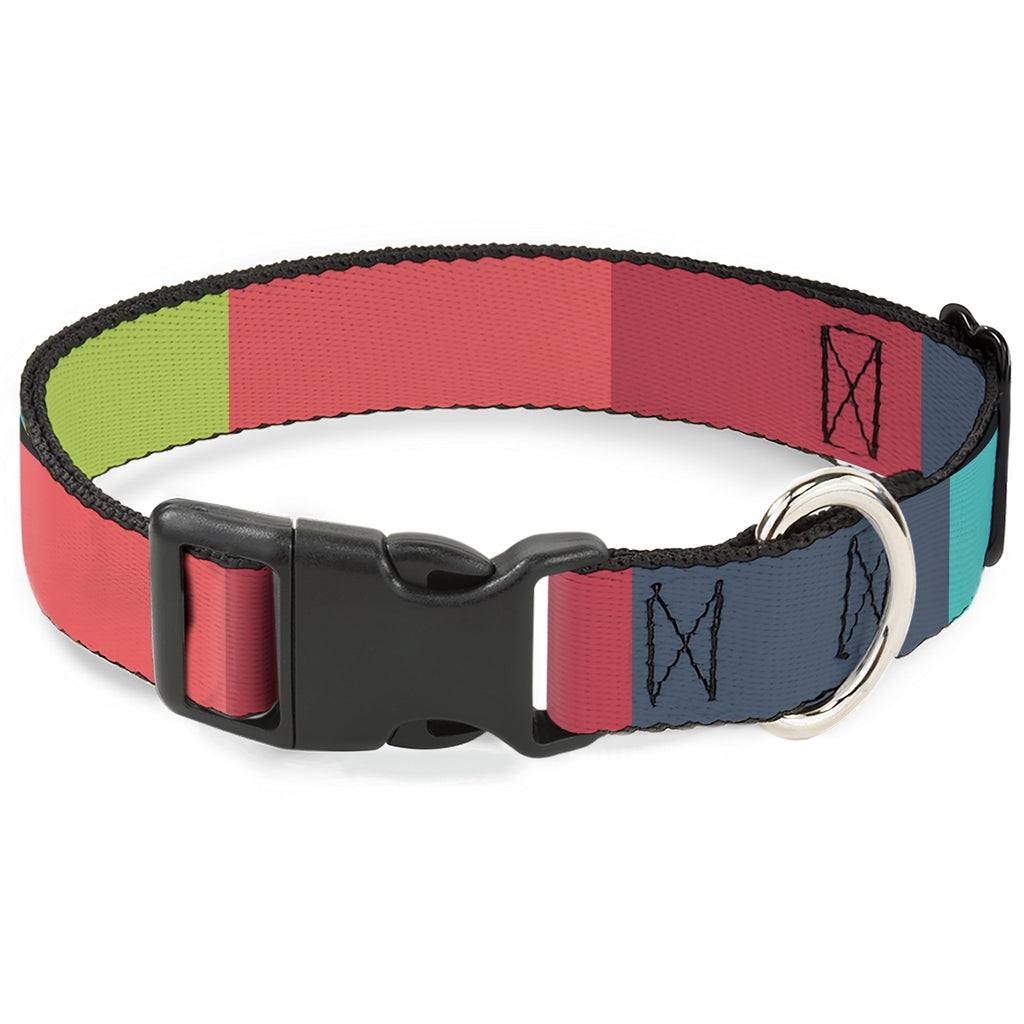 Plastic Clip Collar - Summer Essentials Color Block 8